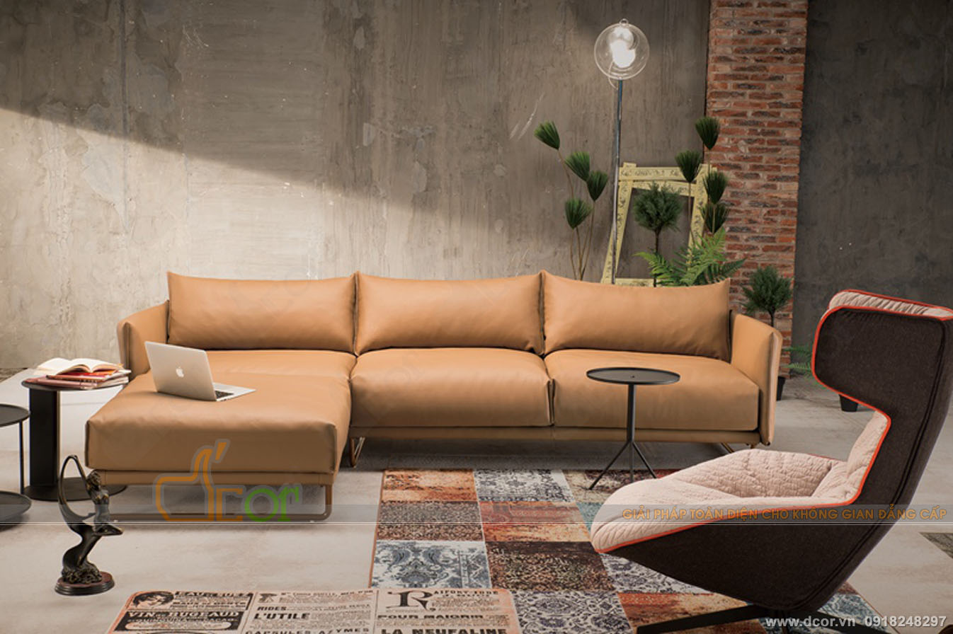 Khám phá những mẫu thiết kế sofa góc 2m tuyệt đẹp cho không gian nhà bạn > Mẫu sofa góc 2m phong cách hiện đại