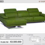 Ấn tượng với sofa da đẹp hiện đại nhập khẩu Malaysia: DG813