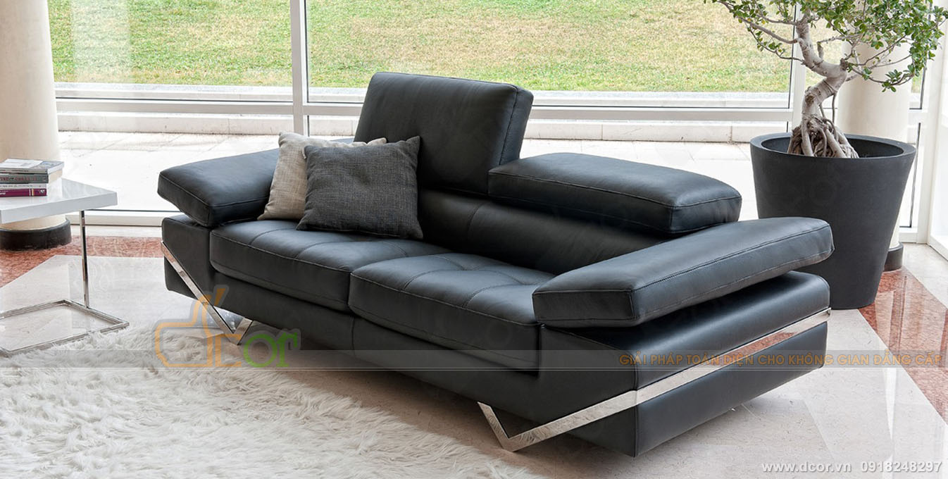 Hiện đại sang chảnh bậc nhất là sofa da nhập khẩu Italia DV1049