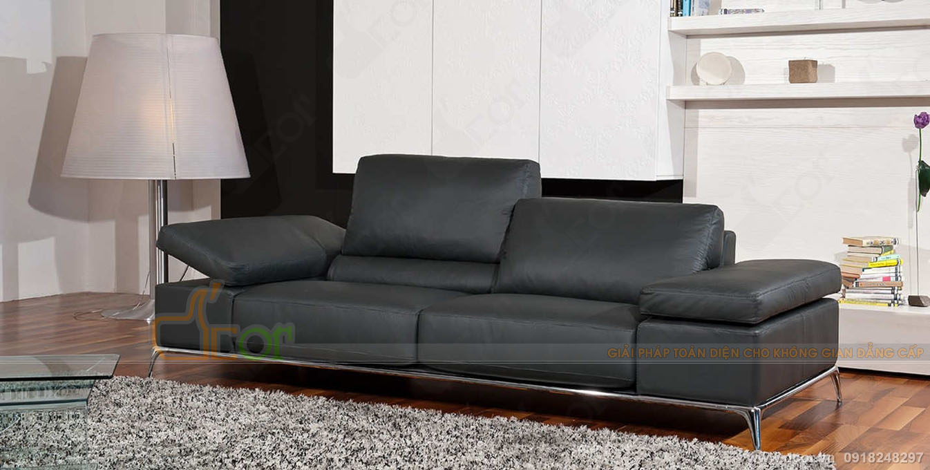 Sốc với vẻ đẹp của sofa Italia da bò thật NG1050
