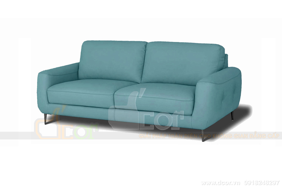 Mẫu sofa văng da thật nhập khẩu Malaysia cho phòng khách nhỏ đẹp mê hồn: DV818 > 