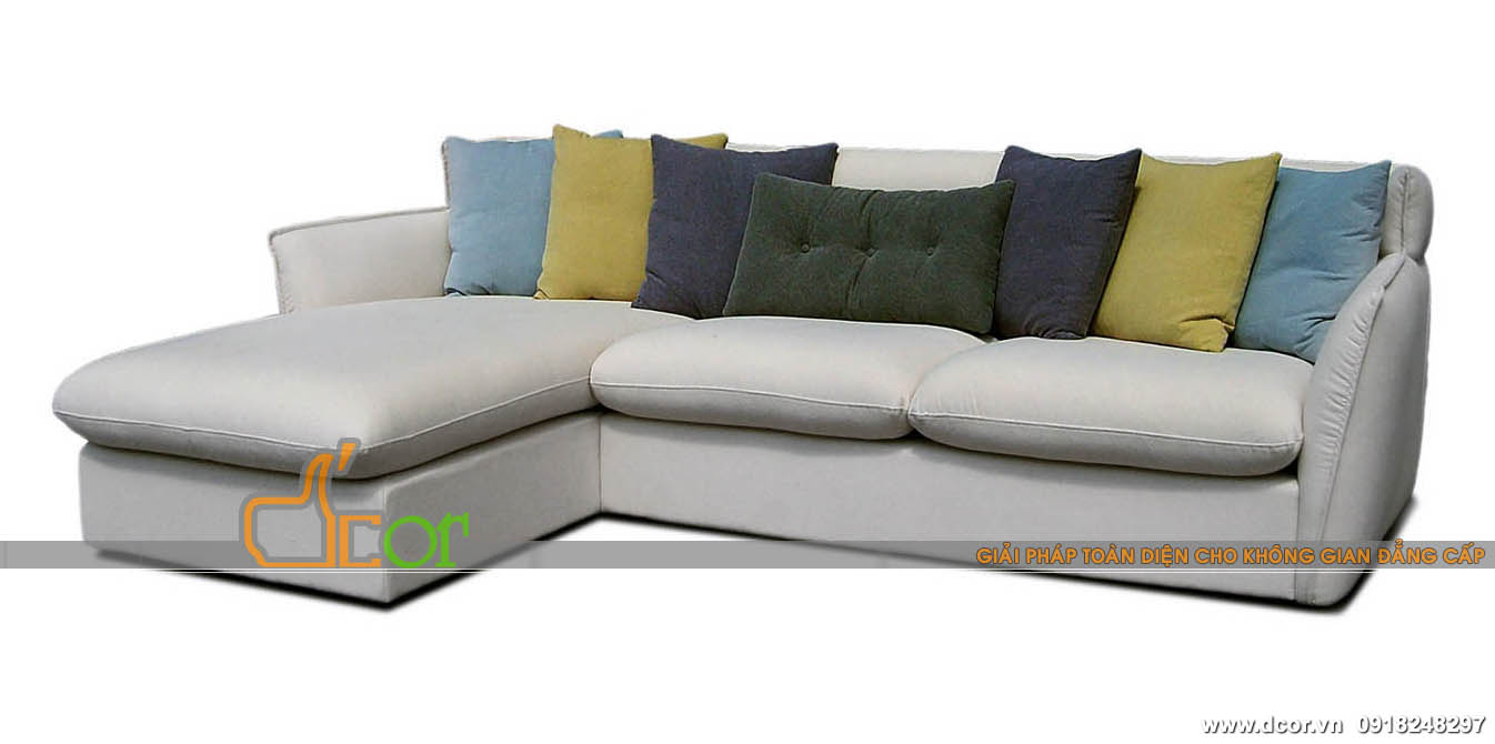 Khám phá những mẫu thiết kế sofa góc 2m tuyệt đẹp cho không gian nhà bạn > Mẫu sofa góc 2m đẹp phong cách hiện đại tông màu sáng