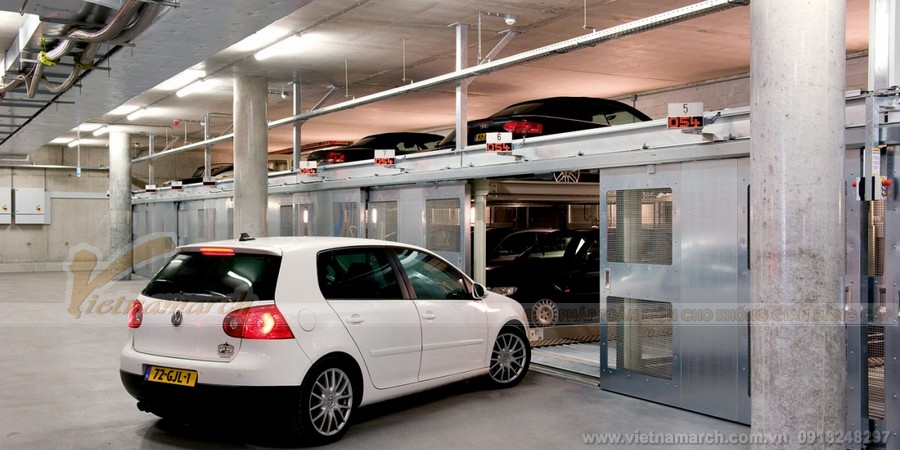 Bãi đỗ xe tự động là điều kiện quan trọng cho mô hình kinh doanh chia sẻ bãi đậu xe