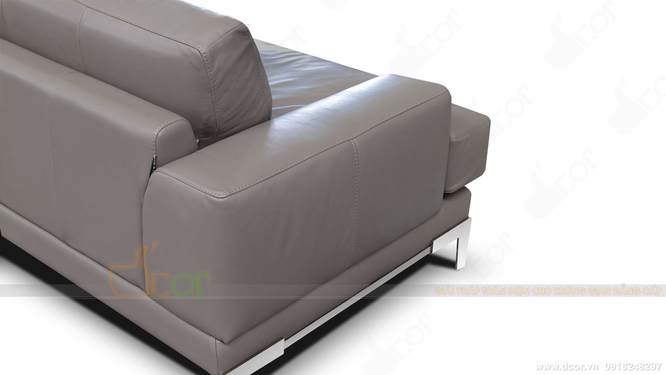 Thông số sản phẩm sofa văng da thật nhập khẩu Italia DV1011 Saporini - Capri