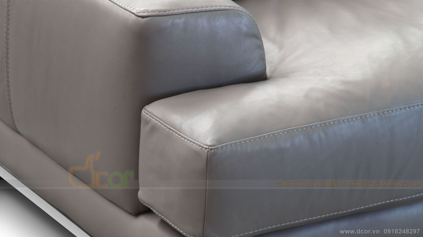 Thông số sản phẩm sofa văng da thật nhập khẩu Italia DV1011 Saporini - Capri