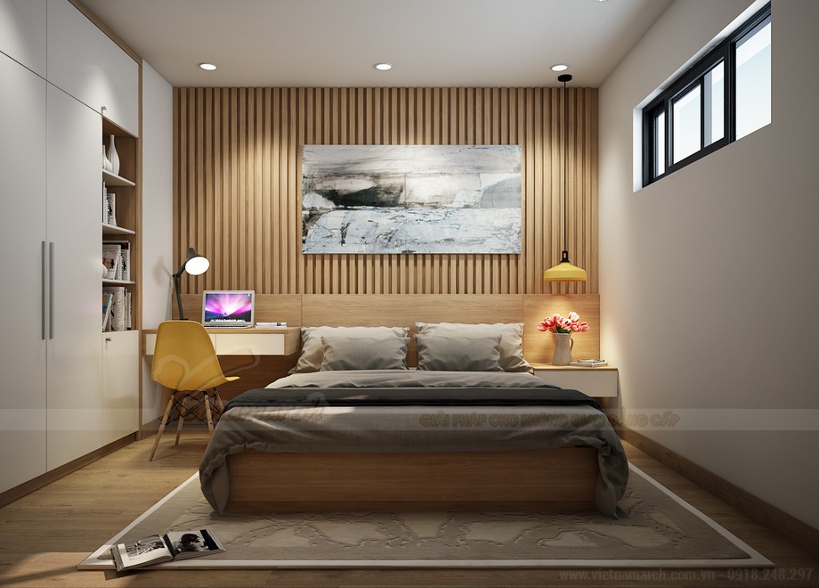 Thiết kế nội thất cho căn hộ 1 phòng ngủ tại CC The Manor Central Park Nguyễn Xiển > Nơi nạp lại năng lượng cho bạn sau một ngày làm việc mệt mỏi