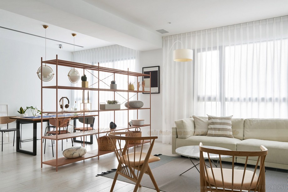 Ý tưởng thiết kế nội thất Scandinavian cho căn hộ 88m2 chung cư Thống Nhất Complex Nguyễn Tuân > Ấn tượng từ màu sắc cho đến thiết kế đồ nội thất trong căn hộ chung cư Thống Nhất Complex này