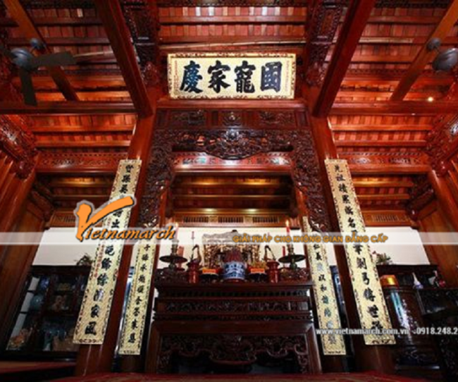 Nhà gỗ 3 gian