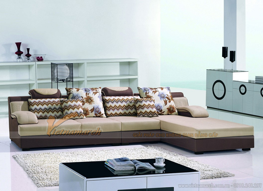 Bộ ghế sofa nhập khẩu rời hợp với không gian phòng khách nào? > Sofa nhập khẩu