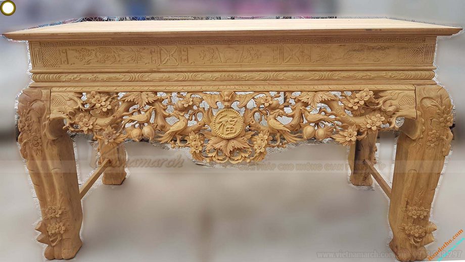 Bàn thờ gỗ mít và những sự thực về gỗ mít bạn cần biết