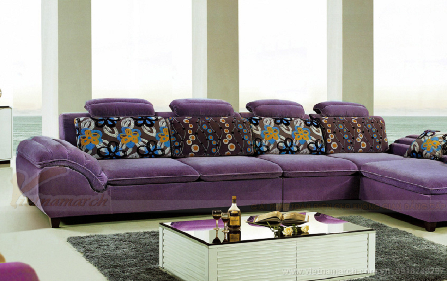 Vì sao sofa nhập khẩu bọc vải nhung được nhiều khách hàng yêu thích? > Sofa nhập khẩu