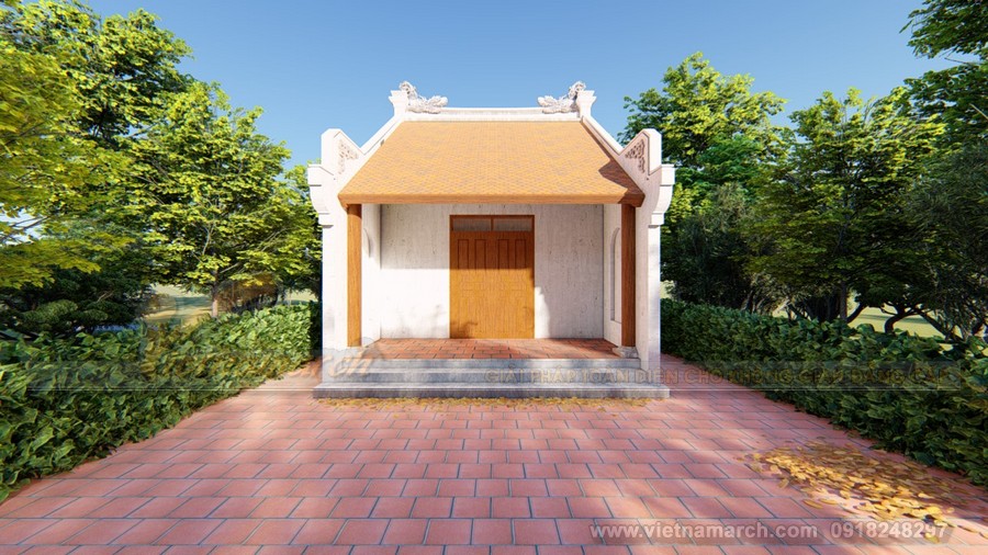 Phương án thiết kế nhà thờ họ diện tích nhỏ của gia đình anh Hùng ở Gia Lâm Phương án thiết kế nhà thờ họ diện tích nhỏ của gia đình anh Hùng ở Gia Lâm