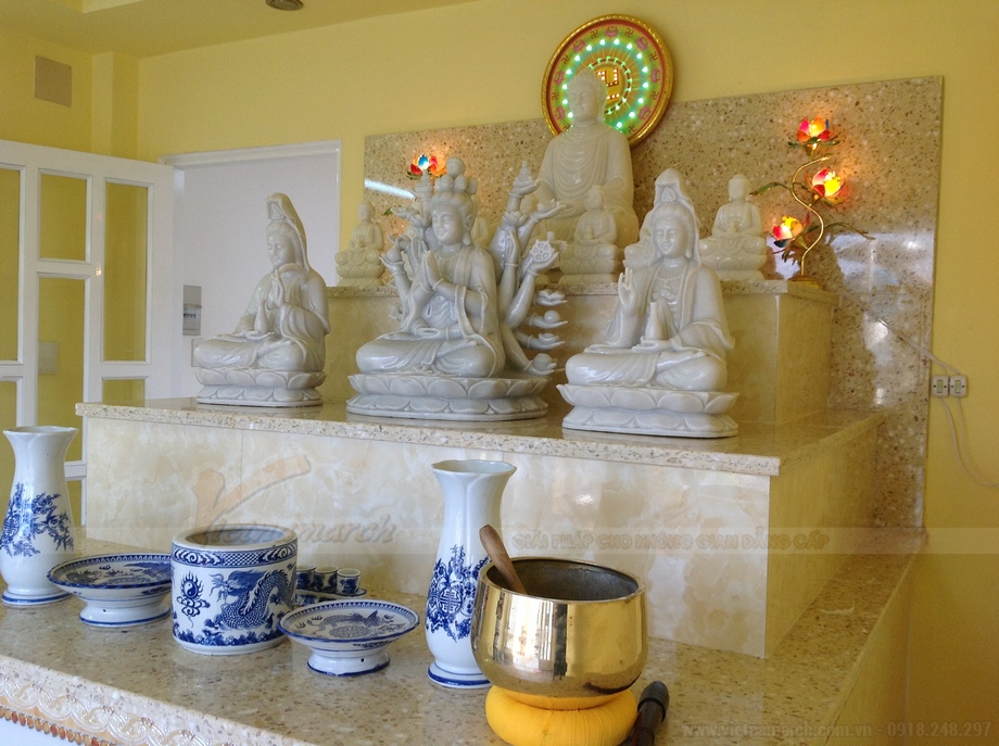 10++ mẫu bàn thờ Phật tại gia đẹp nhất 2018!