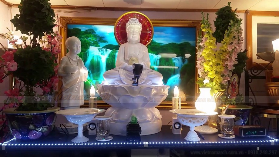 10++ mẫu bàn thờ Phật tại gia đẹp nhất 2018!