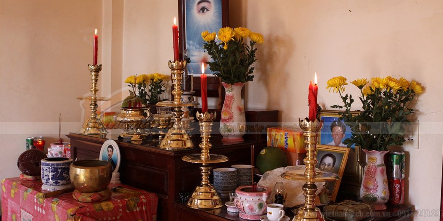 Cách cắm hoa bàn thờ Phật chuẩn phong thủy