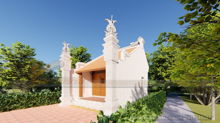 Phương án thiết kế nhà thờ họ diện tích nhỏ của gia đình anh Hùng ở Gia Lâm Phương án thiết kế nhà thờ họ diện tích nhỏ của gia đình anh Hùng ở Gia Lâm