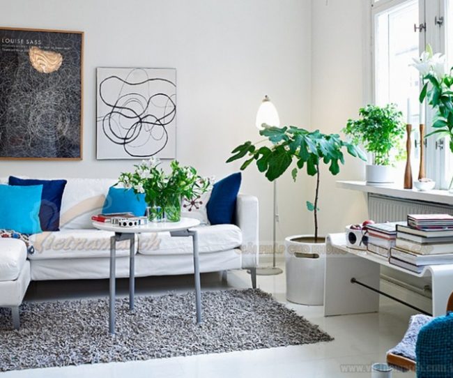 Mẹo chọn sofa đẹp hiện đại cho phòng khách nhỏ nhà chung cư, nhà ống