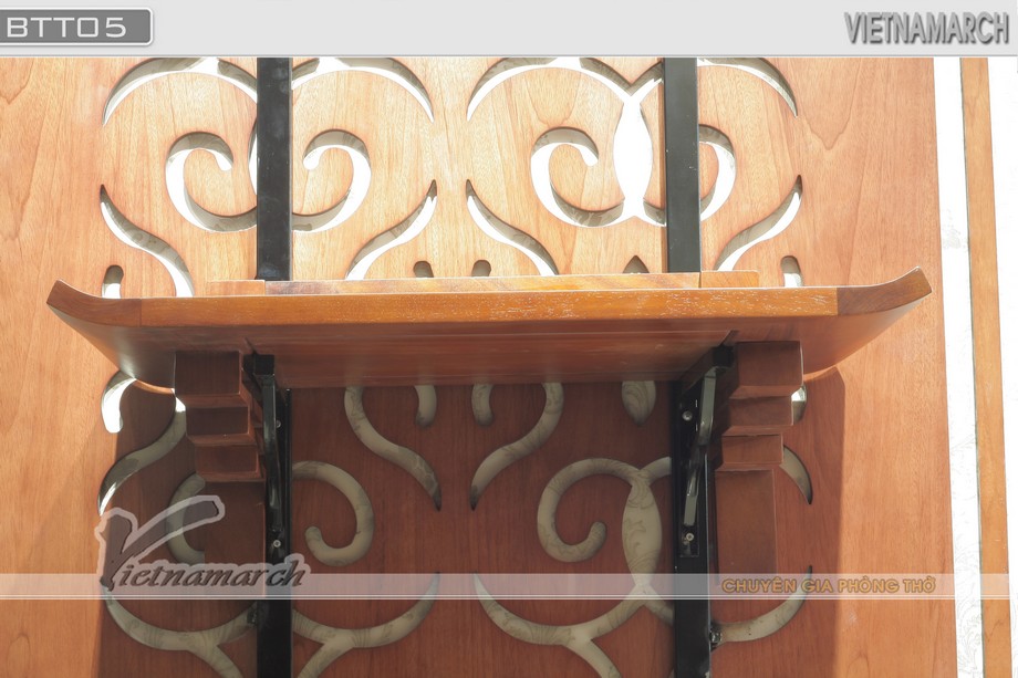 BTT 05- Mẫu bàn thờ treo tường thiết kế đơn giản, độc đáo phù hợp với nhiều không gian trong gia đình > BTT 05- Mẫu bàn thờ treo tường thiết kế đơn giản, độc đáo phù hợp với nhiều không gian trong gia đình