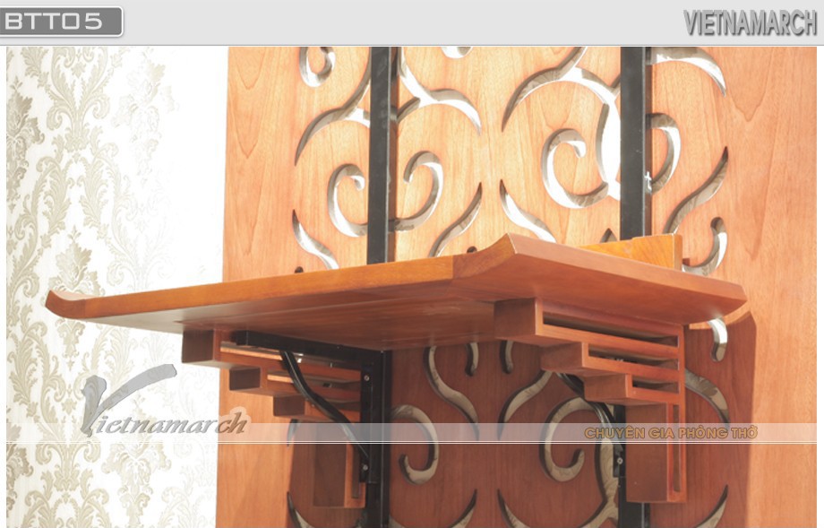 Top 10 mẫu bàn thờ treo tường bằng gỗ bán chạy nhất – Báo giá bàn thờ siêu tốt