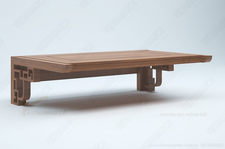 Top 10 mẫu bàn thờ treo tường bằng gỗ bán chạy nhất – Báo giá bàn thờ siêu tốt