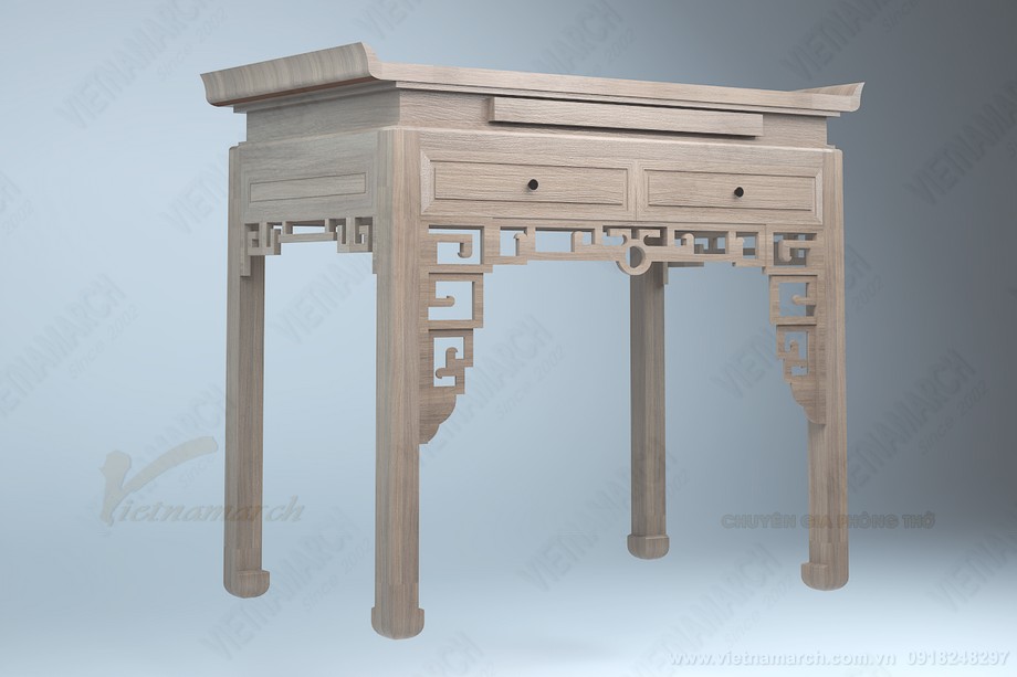 Bàn thờ đứng gỗ sồi cho chung cư nhỏ – Báo giá rẻ nhất Hà Nội: BTD 07 > Chất liệu , màu sắc bàn thờ đứng hiện đại