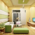 Ý tưởng phối màu cho trần thạch cao phòng khách hiện đại