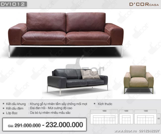 Những mẫu sofa da hiện đại cho phòng khách nhà bạn