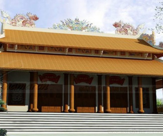 Mẫu thiết kế nhà thờ họ tộc hợp phong thủy nhất