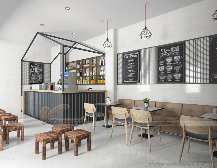 Thiết kế quán cafe văn phòng ấn tượng-Xu hướng của thời đại mới 2023 > thiết kế quán cafe văn phòng đơn giản