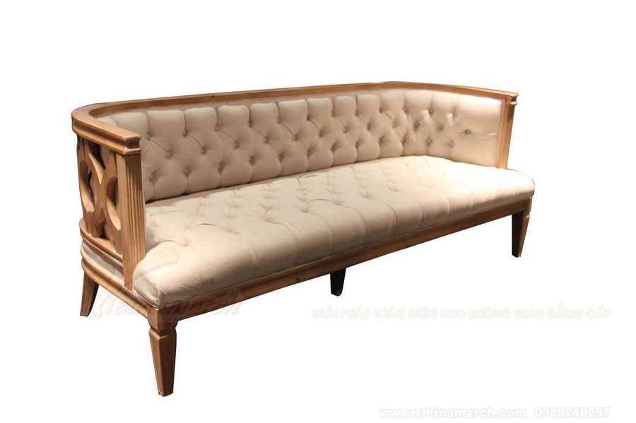 Mẫu sofa khung gỗ cổ điển đẹp nhất cho căn hộ chung cư > Thiết kế nội thất