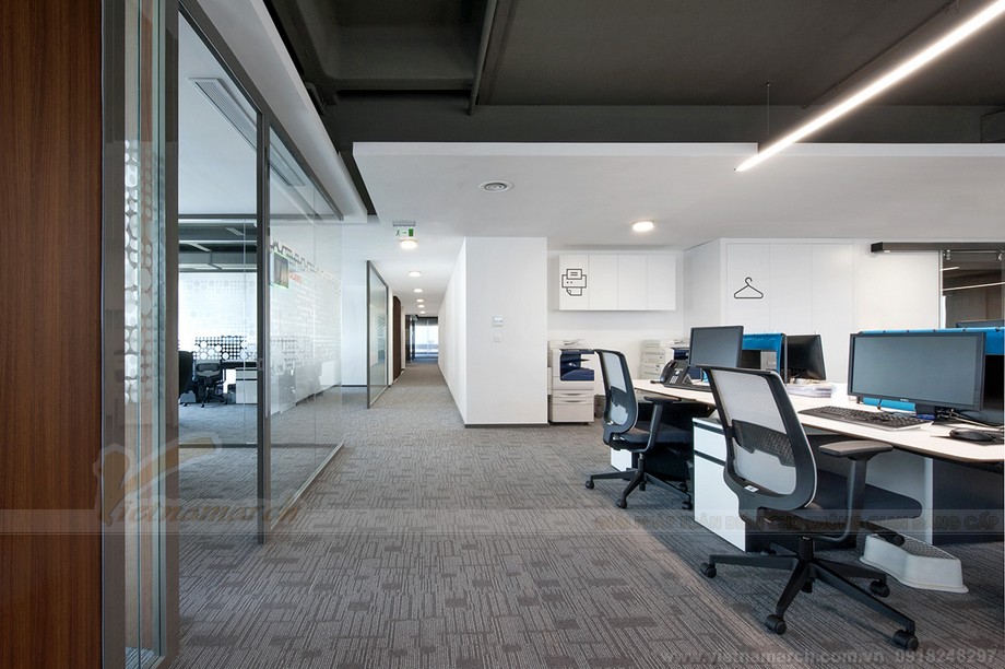 Thiết kế nội thất văn phòng chia sẻ coworking space ấn tượng