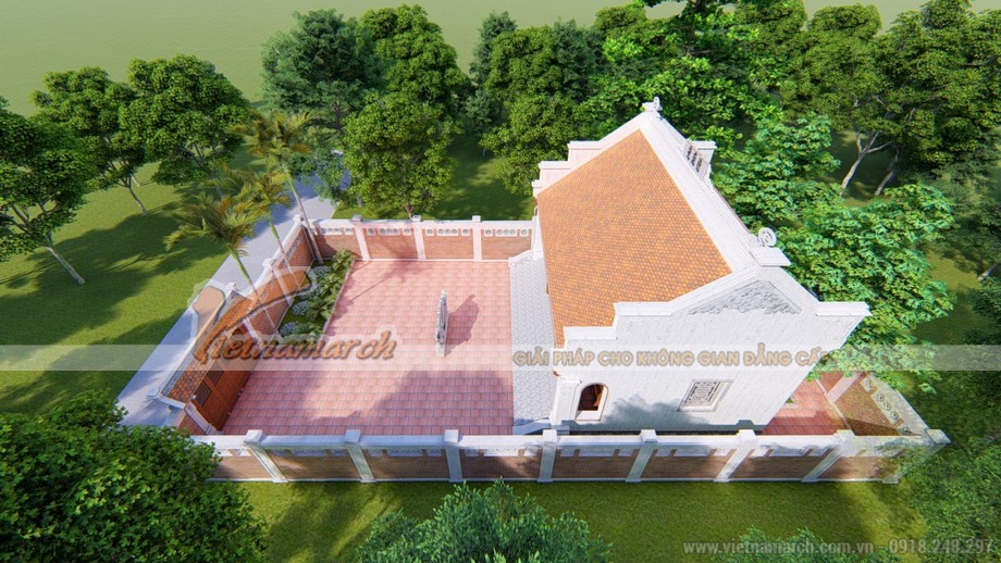 Thiết kế nhà thờ họ 3 gian 2 mái tại Hà Nam > Thiết kế nhà thờ họ 3 gian 2 mái tại Hà Nam