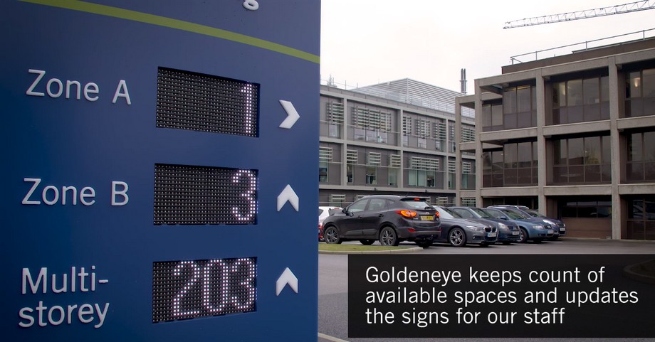 Quá trình hoạt động của hệ thống bãi đỗ xe thông minh tự động sử dụng Goldeneye