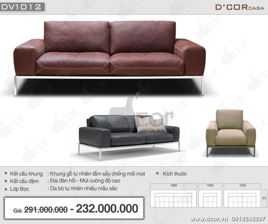 Sofa văng da nhập khẩu ý