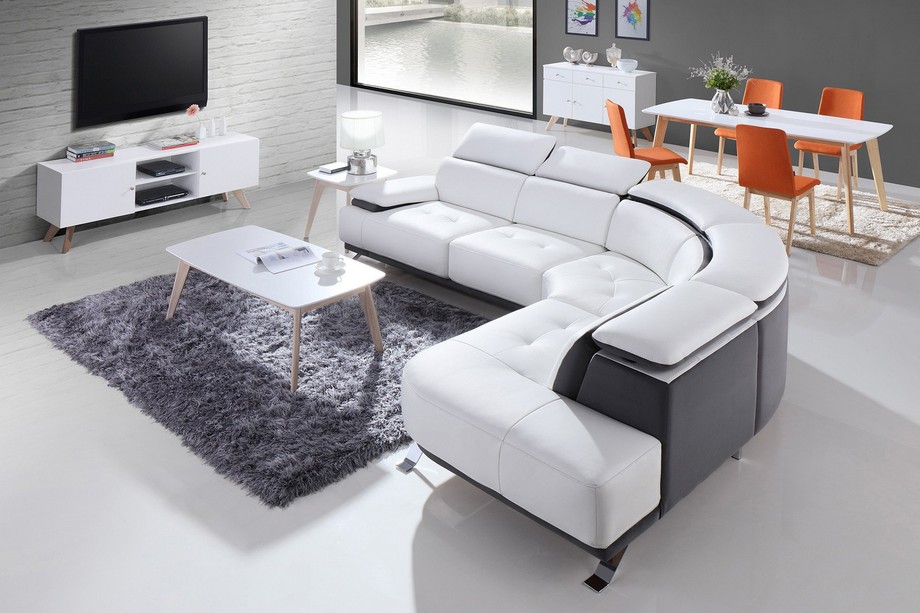 Sofa góc tròn phù hợp với những không gian phòng rộng