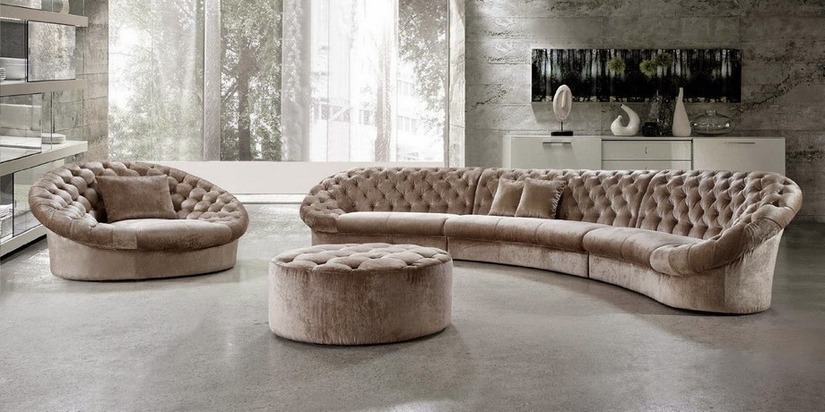 Chiếc ghế sofa góc tròn của bạn sẽ thể hiện phong cách