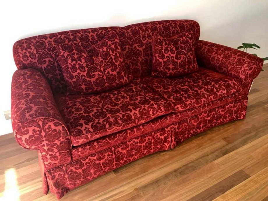 Sofa vải gấm hiện đại