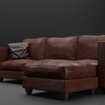 Mẫu sofa văng da bò đẹp lạ cho mọi kích thước phòng khách