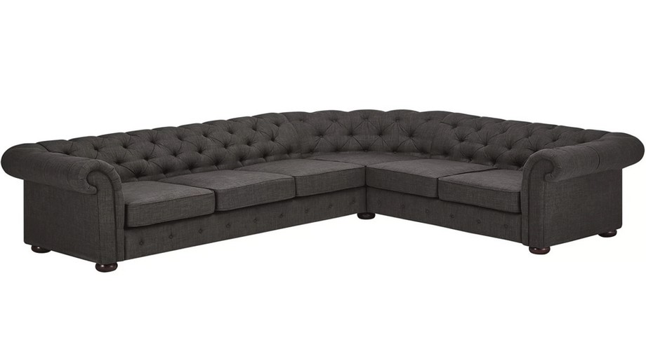 Những mẫu sofa tân cổ nhập khẩu đẹp ngất ngây cho phòng khách > Sofa chữ L tân cổ nhập khẩu Đài Loan chất liệu vải nỉ 