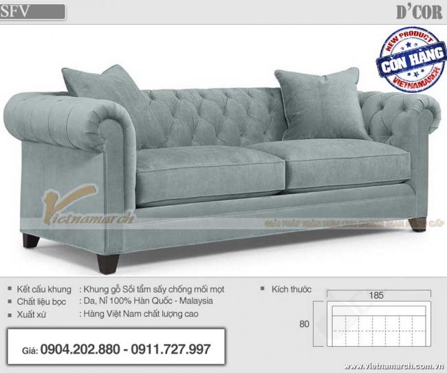 Mê mẩn với những mẫu sofa văng xanh đẹp ấn tượng