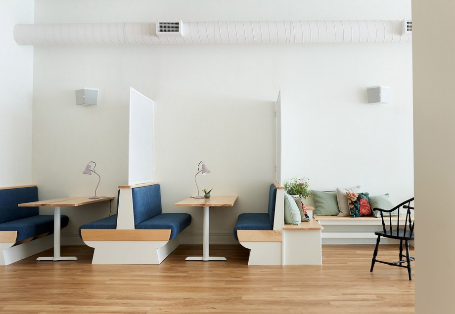 Thiết kế không gian làm việc chung coworking space đẹp và ấn tượng với quán caffe