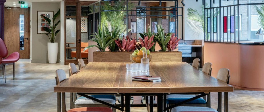 18 mẫu thiết kế bàn ăn cho không gian làm việc chung coworking space ấn tượng trên từng centimet > 18 mẫu thiết kế bàn ăn cho không gian làm việc chung coworking space ấn tượng trên từng centimet