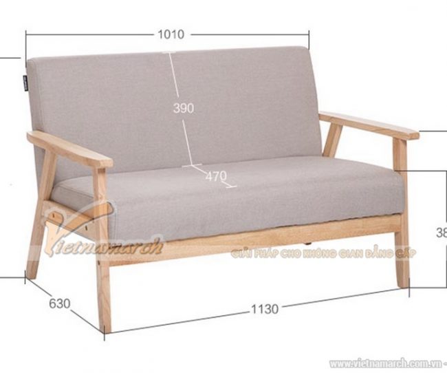 Mẫu ghế sofa đôi cho căn hộ chung cư nhỏ