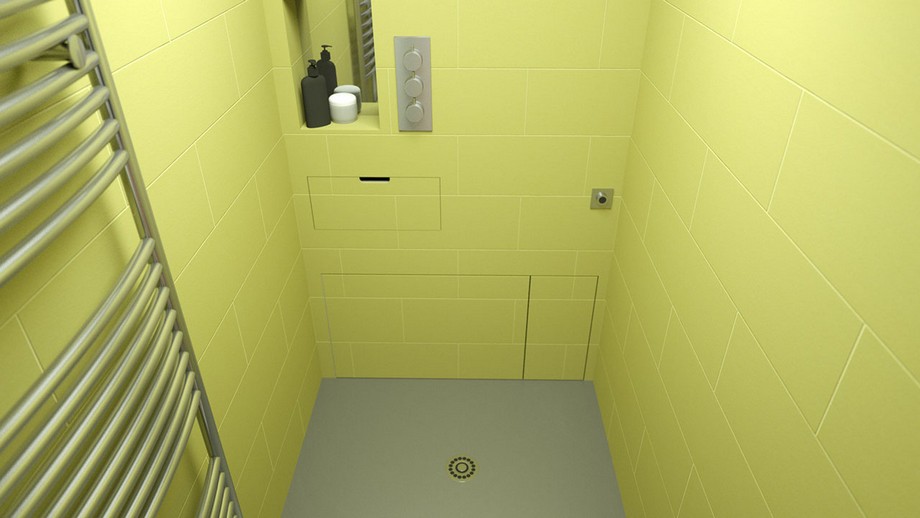 Một số mẫu bồn cầu ẩn thông minh giúp tiết kiệm không gian hoàn hảo > Khi ẩn 2 thứ đó đi sẽ có một không gian tắm thoải mái