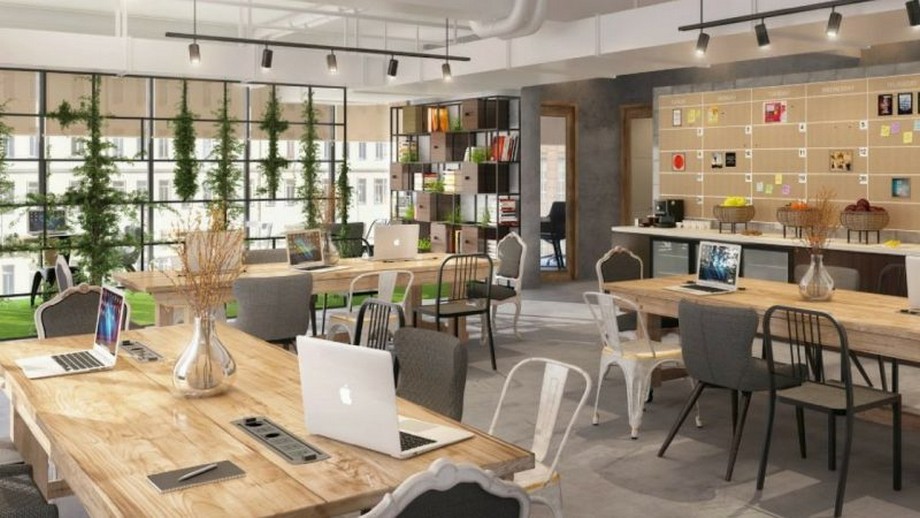 Dự án thiết kế không gian làm việc chung kết hợp khách sạn- Xu hướng sáng tạo mới 2023 > Thiết kế mặt tiền Không gian làm việc chung Nest