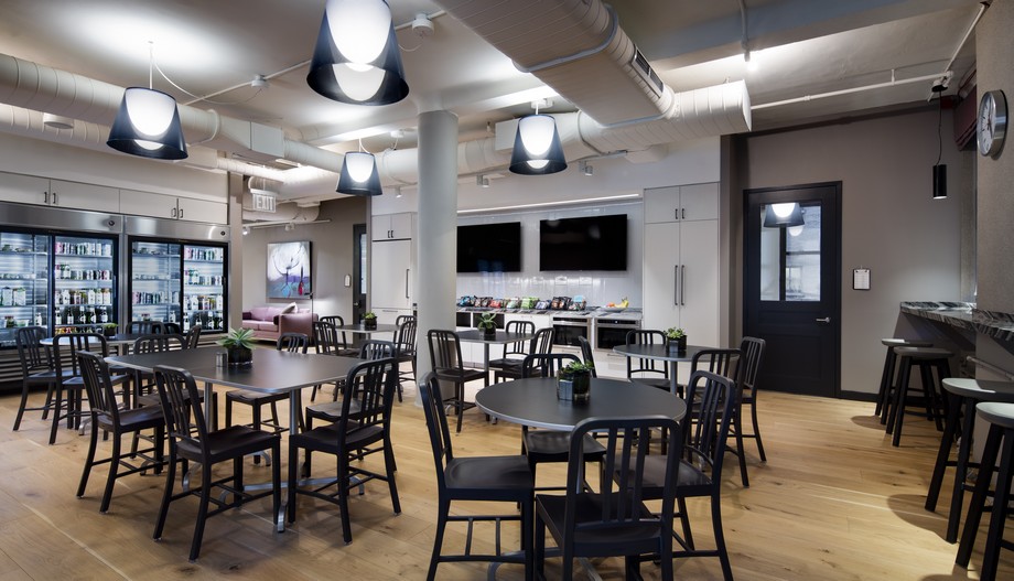 Thiết kế khu vực phòng ăn trong coworking space