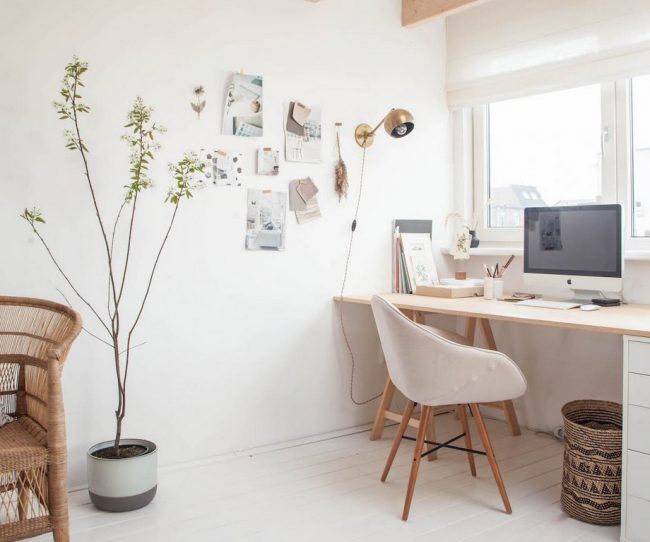 “Đột nhập” mẫu thiết kế văn phòng nhỏ kết hợp nhà ở trang nhã, gọn gàng