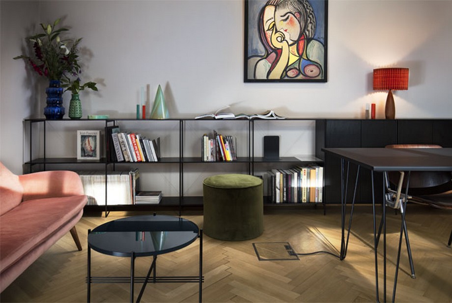 Một thiết kế văn phòng tuyệt mỹ dành cho lĩnh vực nghệ thuật với nội thất tinh tế > Thiết kế nội thất của văn phòng nghệ thuật đẹp tinh tế