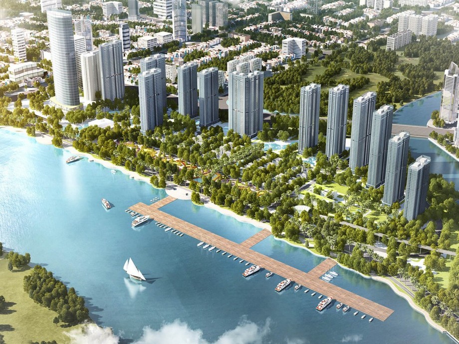 Tổng quan dự án đô thị sinh thái ven sông Sài Gòn Vinhomes Golden River > Phối cảnh dự án Vinhomes Golden River