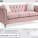35 mẫu ghế sofa màu hồng ấn tượng cho phòng khách , phòng ngủ thêm phần lãng mạn!